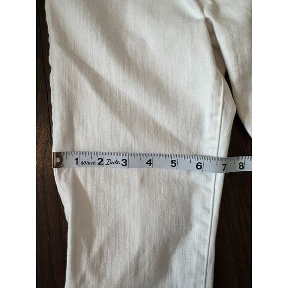 Frame Le High Skinny in Blanc Denim Size 25 - Picture 12 of 14